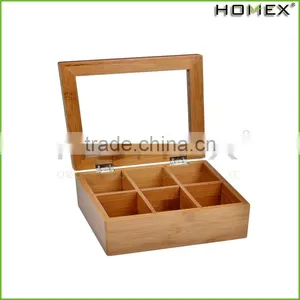 Bamboo Tea Box Bundle Tea Bag Storage/Homex_Factory thumbnail-2