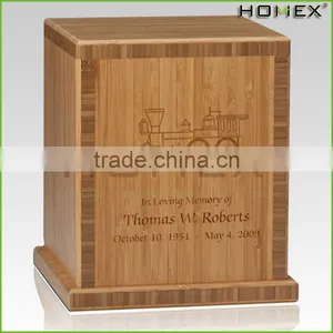 Bamboo Cremation Urn Personalized Urns Homex BSCI/Factory thumbnail-1