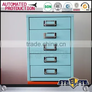 Australia Hot Sale Living Room Furniture Cheap Bedside Small Metal 5 Drawers Cabinet thumbnail-5