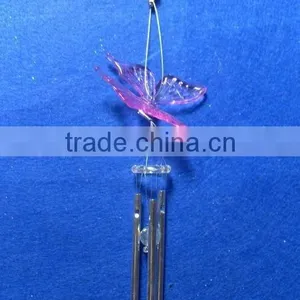 Hand Weaving Craft Acrylic Metal Wind Chime Home Hanging Decoration thumbnail-2
