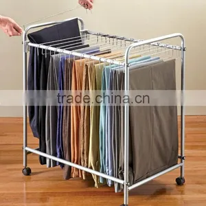 18 Pairs Rolling Plants Organizer Rack , Dynamics Rolling Pants Trolley thumbnail-1