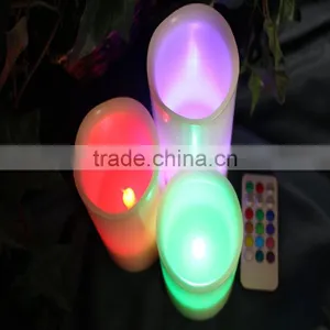 Hight Quality Multi-color Battery Operated Led Frameless Candle Light With Remote 2016 thumbnail-6