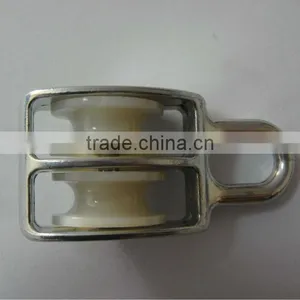 Single/double Nylon Wheel Pulley With Fixed Ring thumbnail-2