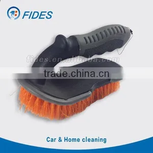High Quality Hard Bristle Stiff Hair Cleaning Alloy Rust Wheel Tire Brush thumbnail-1