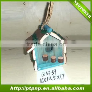 Wooden Bird Nestwood Bird House Various Shapes thumbnail-4
