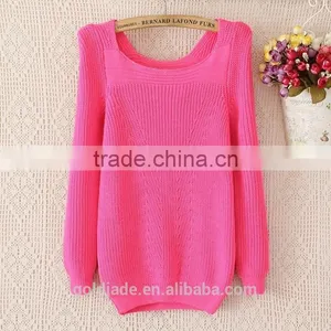 Latest Design Winter Sweater For Women Long Sleeve Colors Pullover Sweater Women,Wool Sweater thumbnail-4