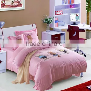 Cheap Bed Set, Wholesale Cotton Plain/Stripe/ Jacquard Bedding Set thumbnail-5