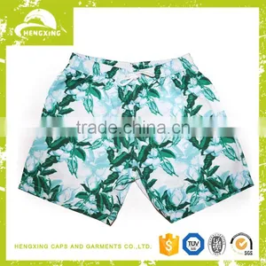 New Men's Summer Beach Shorts Tree Pattern Swimwear Fashion Shorts thumbnail-1