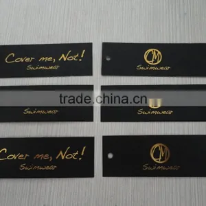 2017 China Custom Swing Tags Gold Stamping Hang Tags thumbnail-1