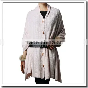 Pure Cashmere Knitted Shawl Small Order Accept thumbnail-1