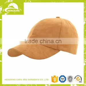Hot Selling Brand New Wholesale Suede Baseball Cap Hats thumbnail-1