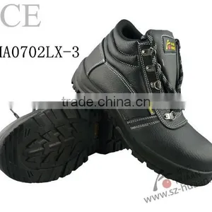 Anti Slip PU+TPU Outsole Cow Leather CE Steel Toe Work Boots thumbnail-3