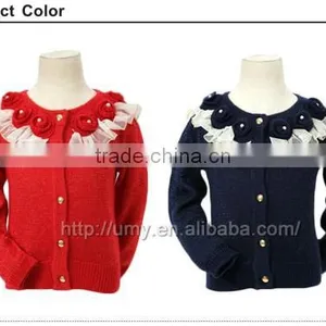 Hand Knitted Girls Cardigan thumbnail-6