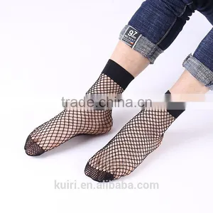 WS-22 Europe Fashion Dress Sexy Bowknot Fishnet Socks Women/Ladies Lace Sox Students Meias Funny Calcetines thumbnail-1