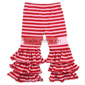 2017 Wholesale Striped Ruffle Pants Sew Sassy Icing Ruffle Pants thumbnail-1
