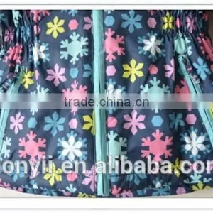 CHILDREN KID GIRL'S CUTE PRINT PUFFY HOODED SKI JACKET thumbnail-4