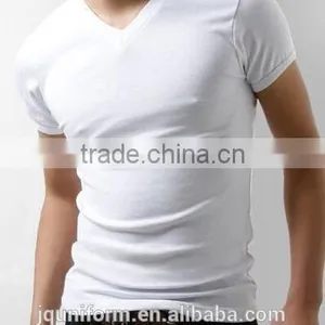 Custom New Fashion Men's Casual Slim Fit T-Shirt , Mens T Shirt , Blank Solid Color T-Shirts thumbnail-2