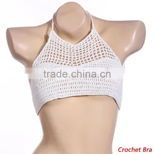 Hot Selling Crochet Halter Top thumbnail-3