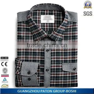 Latest Slim Fit Long Sleeve Plaid Shirts For Men Pictures Of Available Colors thumbnail-4