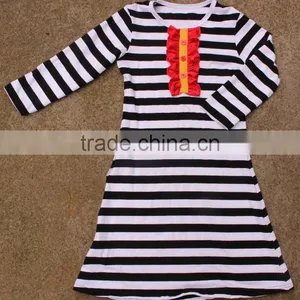 Cotton Long Shirts For Mom Plus Size Stripe Big Size For Lady Spring Blouse For Women White/Black Stripe Summer Long Top thumbnail-4