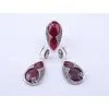 Antique Style With Marcasite Classic Europe Design Fashion Silver Marcasite Jewelry Set thumbnail-1