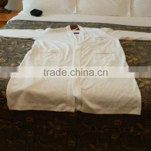 Hotel Knitted Waffle Bathrobe thumbnail-4