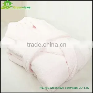 Factory Customize Women's 100% Cotton Bathrobe Hotel Cotton Robes Thicken Bath Robe,night Robes for Winter thumbnail-1