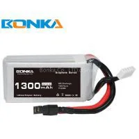 Bonka Graphene 1300mAh 80C 4S LiPo Power thumbnail-1