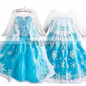 High Quality Frozenparty Dresses for Girls,girl's Birthday Dresses thumbnail-2