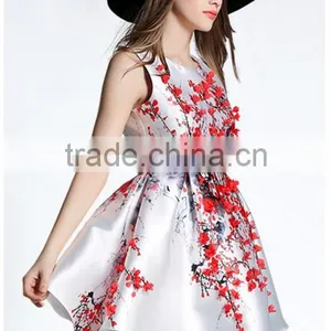 2017 NEW Hand Plum Temperament Sleeveless Bodycon Dress thumbnail-3