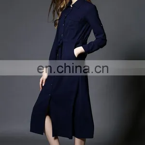 2016 New Design Fashion Shirt Dress From Chinese Manufacturer thumbnail-4