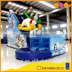 Attractive Polar Bear Water Inflatable Slide Kids Amusement Park Accessories thumbnail-1