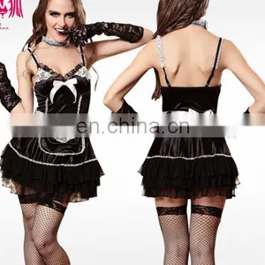 Sexy Maid Lingerie Cosplay Erotic Games Costume Teddy Set thumbnail-1