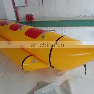 3 Seat Family Event Summer Water Game Inflatable Banana Tube Boat thumbnail-2