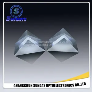 Optical CaF2 Calcium Fluoride Glass Right Angle Prisms thumbnail-1