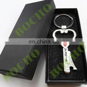 Metal Pairs Opener Keyring, Souvenir Keyring Opener for Pairs, Heart Shape Bottle Opener Keyring thumbnail-1