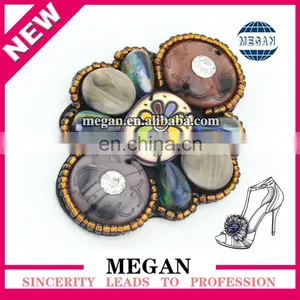 Newest Style Completely Rhinestone Beads Shoe Flower Shoe Clip thumbnail-1