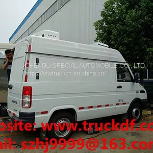 High Quality and Good Price IVECO Brand 4*2 LHD Diesel Refrigerated Minibus for Sale thumbnail-4