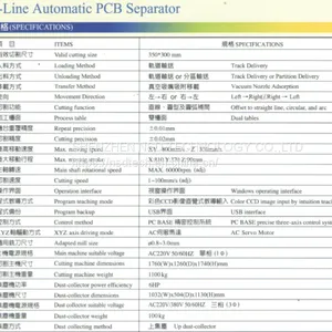 Vision Added Automatic PCB Separator GAM 330/330L/330AT thumbnail-3
