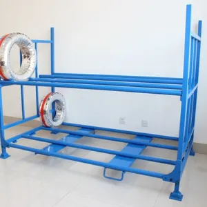 Warehouse Storage Heavy Duty Steel Stacking Tire Racking Tire Rack thumbnail-4