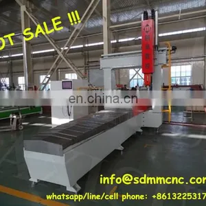 Heavy Gantry Type 5 Axis Cnc Milling Machine for Aliminum and UPVC Price thumbnail-1