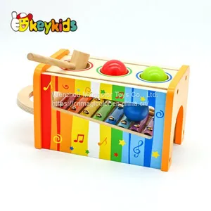 Hottest Funny Classical Shaker Wooden Musical Maracas Toy for Toddler W07I136 thumbnail-5