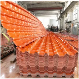 30 Year Warranty Water Resistance PVC Roof Sheets ASA Synthetic Resin Corrugated Plastic Roof Tile thumbnail-3