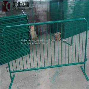 Temporary Steel Road Safety Barricade Crowd Control Barriers thumbnail-4