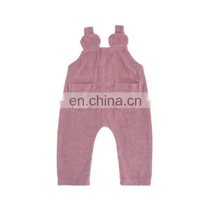 3909 Quickly Delivery Supplier Baby Clothes Kids Wear Girls Pants Overalls thumbnail-1