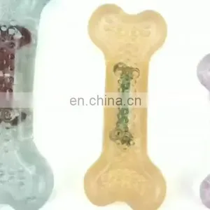 Soft TPR Bone Toy Dog Bone Chew Toys Dog Chew Toy Toothbrush thumbnail-1