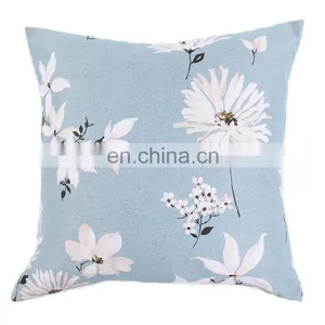 Decorative Throw Pillow Cover Flowers Printed Pillowcases Cushion Cover for Couch/Bed/Sofa Farmhouse thumbnail-3