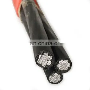 Duplex Service Drop 33kv Aerial Bundle Cable 3 Phase Wire Abc Cable Price List thumbnail-4