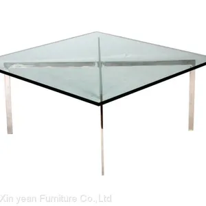 Barcelona Mies Van Der Rohe Coffee Table 12mm Tempered Glass thumbnail-3