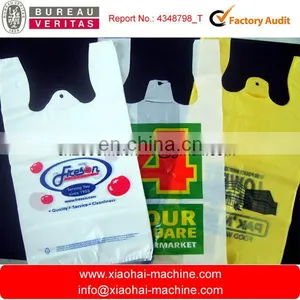 HAS VIDEO Computer Control Fully t Shirt Bag Making Machine thumbnail-2